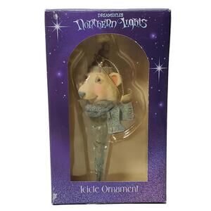Dreamsicles Northern Lights Bear Icicle Ornament NIB NOS